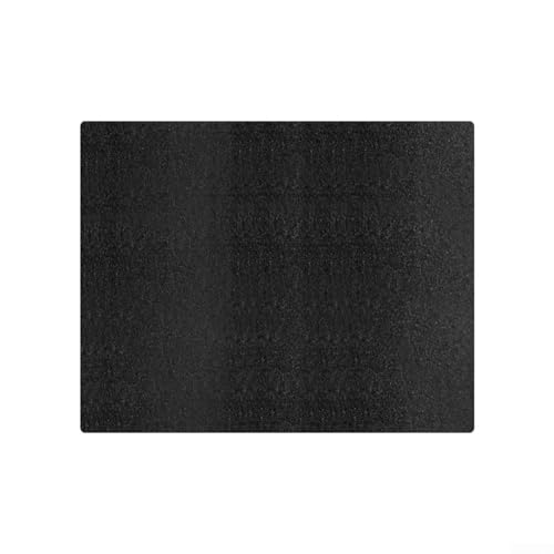 BBQ Grill Pad Matte, feuerfeste Feuermatte, schützt Boden und Rasen, schwarz, Polyester PVC (99,1 x 182,9 cm) von CWOQOCW