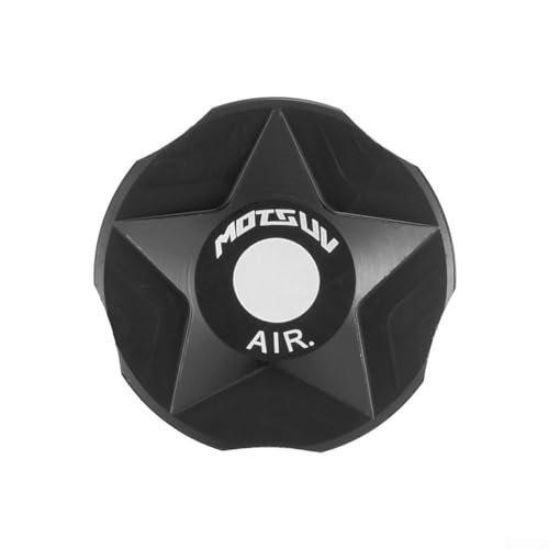 Bike Air Gas Gabel Value Cover, Aluminiumlegierung, eloxierte Oberfläche, leicht (schwarz) von CWOQOCW