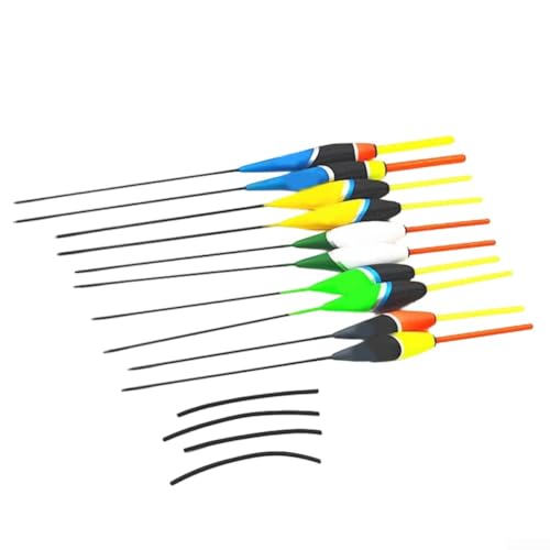 CWOQOCW 10-teiliges Angel-Bobber-Set, bunte Schaumstoff-Posen für Fluss, See, Meer, Angelausrüstung CWOQOCW 10-teiliges Angel-Bobber-Set, bunte Schaumstoff-Posen für Fluss, See, Meer, Angelausrüstung von CWOQOCW