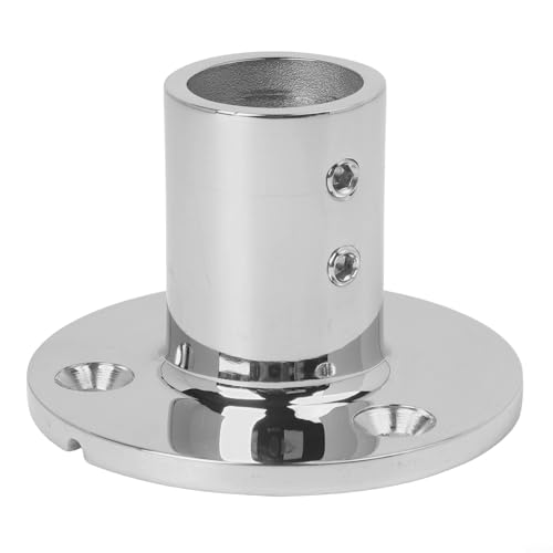 CWOQOCW 22 mm Rohrsockel 316 Edelstahl Marine Rohr Deck Handlauf Zubehör Runde Basis (90°) von CWOQOCW