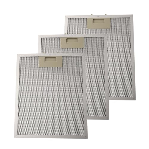 CWOQOCW 3 Stück Aluminium-Mesh-Fettfilter für Rangemaster für Dunstabzugshaube, Küche, Dunstabzugshaube, Ersatz, Silber, 300 x 250 mm CWOQOCW 3 Stück Aluminium-Mesh-Fettfilter für Rangemaster für Dunstabzugshaube, Küche, Dunstabzugshaube, Ersatz, Silber, 300 x 250 mm von CWOQOCW