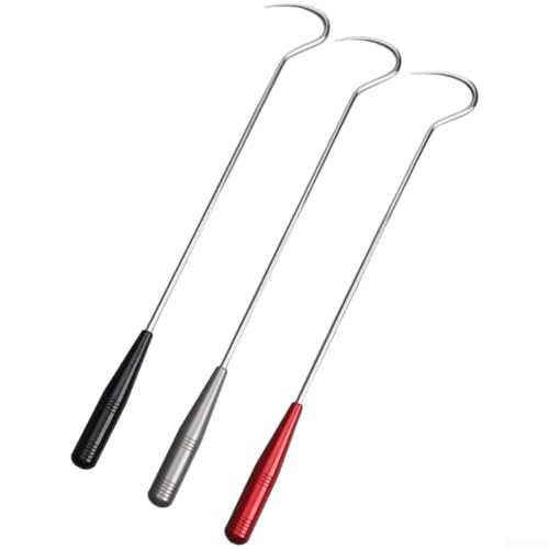 CWOQOCW 3 Stück Edelstahl Eisangeln Haken Gaff Anker für Meer und Fluss Angeln, Magnethaken Retrieval Tool mit Schutzhüllen CWOQOCW 3 Stück Edelstahl Eisangeln Haken Gaff Anker für Meer und Fluss Angeln, Magnethaken Retrieval Tool mit Schutzhüllen von CWOQOCW