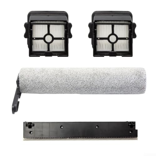 CWOQOCW 4 Stück Nass Trocken Staubsauger Ersatzteile Hauptrollenbürste Filter Bodenwischer Zubehör Set von CWOQOCW