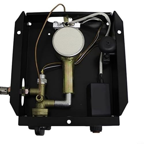 CWOQOCW 47000 BTU Terrassenheizstrahler Ersatz Brennermodul mit Steuerung Montagesatz Metall Bodenmontage Außenheizung mit Thermoelement (A) von CWOQOCW