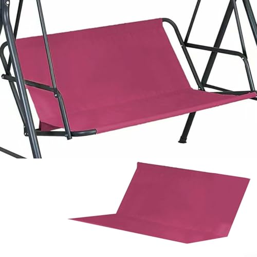 CWOQOCW 600D Premium Oxford Gartenschaukel-Sitzbezug, wasserdicht, UV-Schutz, Ersatzdach für 2-Sitzer, Terrassenschaukelstuhl (148 cm x 52 cm x 52 cm) von CWOQOCW