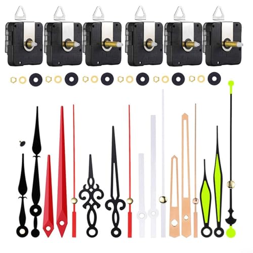 CWOQOCW Batteriebetriebenes Uhrwerk, Quarz-Uhrwerk, hohes Drehmoment, DIY-Uhrwerk mit langem Schaft für Reparatur oder Herstellung von Uhren von CWOQOCW