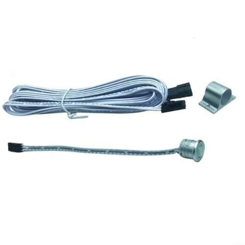 CWOQOCW Bewegungsmelder, LED-Treppenlicht-Controller, PIR-Detektor mit 5 m Verlängerungskabel, 12 V, 24 V DC, automatischer Steuerungsschalter für Treppenbeleuchtung im Innenbereich (Kabel) von CWOQOCW
