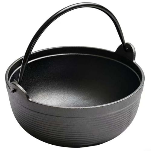CWOQOCW Dutch Oven Topf aus Gusseisen, 28 cm, antihaftbeschichtet, traditionell, unbeschichtet, Eintopf, Suppentopf für Herd, Mehrzweck, 25 cm Einzeltopf CWOQOCW Dutch Oven Topf aus Gusseisen, 28 cm, antihaftbeschichtet, traditionell, unbeschichtet, Eintopf, Suppentopf für Herd, Mehrzweck, 25 cm Einzeltopf von CWOQOCW
