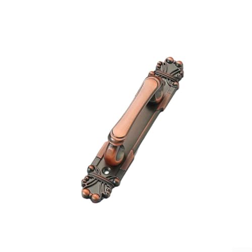 CWOQOCW Eleganter Türgriff aus Aluminiumlegierung, europäisches antikes Design zur Verbesserung des Möbel-Looks (Rotbronze, 165 mm) von CWOQOCW