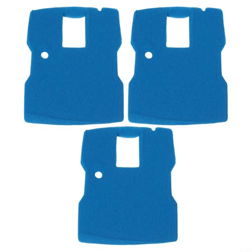 CWOQOCW Filtereinsätze für Brunnenpumpe, 3-teiliges Set, für GPH Sunsun 660 für 530660 für 660 Polyurethan-Baumwolle von CWOQOCW
