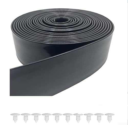 CWOQOCW Gartenmöbel-Gurt, 3 m, PVC-Ersatzgurte für Terrassenstuhl, Rasenmöbel, Strand, Loungesessel, Reparatur-Set (schwarz) von CWOQOCW