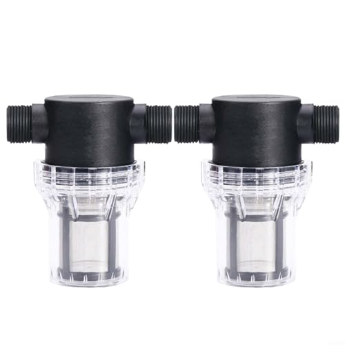 CWOQOCW Gartenschlauchfilter, 304 Edelstahl, Garten-Wasserfilter-Netzsieb für IBC-Tankschlauchsystem, Pum(1,9 cm Außengewinde) von CWOQOCW