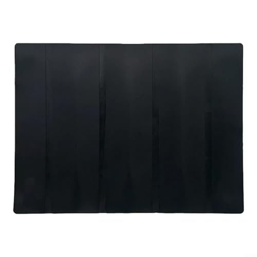 CWOQOCW Gummi-Matte für den Außenbereich, Picknick-Matte, rutschfest, wasserdicht, Tischschutz, hitzebeständiges Tischset für Grillen, Camping (schwarz) von CWOQOCW