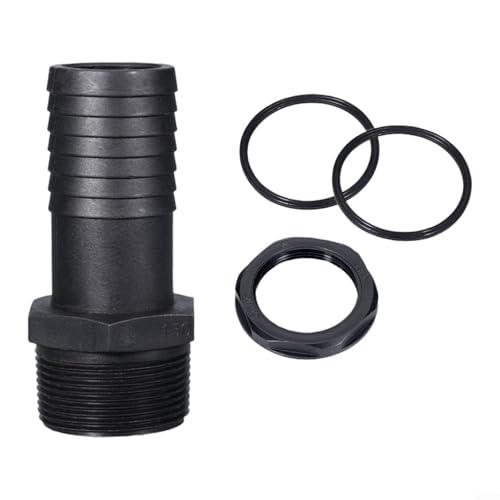 CWOQOCW Industrial Barb NPT Male Connector Pipe Fitting Adapter For Irrigation System Temperature Range --15.6 °C To 120.0 °C (3.8 cm) von CWOQOCW