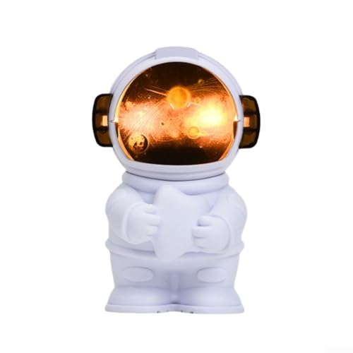 CWOQOCW Kreativer Astronauten-Luftbefeuchter USB-Desktop-Gerät, leise, sanftes Nebeln, tragbare Luftbefeuchter für Heimbüro (A) von CWOQOCW