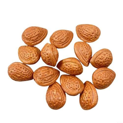 CWOQOCW Künstliche dekorative Walnüsse, Kunststoff-Obst-Ornamente für Zuhause, Küche, Tisch, Mittelstück, Display Requisiten (Nüsse) von CWOQOCW