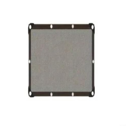 CWOQOCW Netz-Sonnenschutznetz, atmungsaktiv, UV-Schutz, kühlendes Netz, für Wohnmobil, Innenhof, Außenbereich, Schwarz (2 m x 2 m) von CWOQOCW