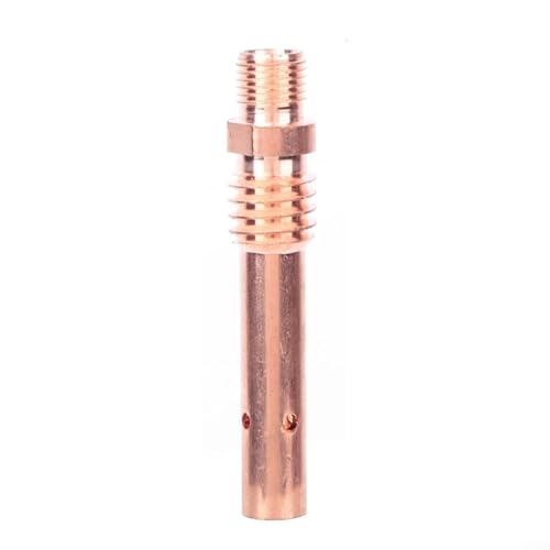 CWOQOCW Professionelle MIG/MAG-Schweißkontaktspitzen-Halter, Kupferhalterung für 350 A 500 A luftgekühlte Taschenlampe, CNC-gefrästes Gewinde (500 A, 5 Stück) von CWOQOCW