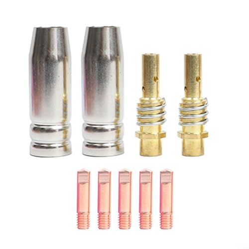 CWOQOCW Professionelles MIG-Schweißset, Zubehör, 10-teiliges Set, Kontaktspitzen, 0,023 Zoll Gasdüsen Diffusor für Lincoln für Magnum 100L K530 Mini-Taschenlampe CWOQOCW Professionelles MIG-Schweißset, Zubehör, 10-teiliges Set, Kontaktspitzen, 0,023 Zoll Gasdüsen Diffusor für Lincoln für Magnum 100L K530 Mini-Taschenlampe von CWOQOCW