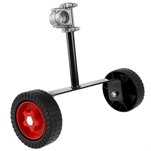 CWOQOCW Rasentrimmer Rollrad, Gartentrimmer, verstellbare Stützräder Esser-Aufsätze Fit Für Trimmer Gas String Trimmer Benzin/Elektro Freischneider Rasentrimmer von CWOQOCW