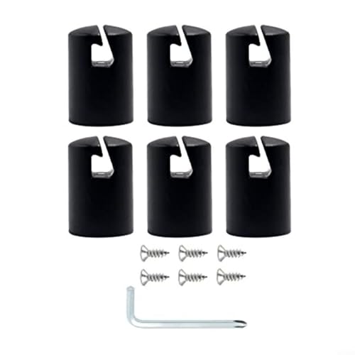 CWOQOCW Rebounder Gehäuse Schutzabdeckungen 6 Stück Set mit Metallschrauben Glatte Kante Design Sicherheitsstangenhülsen von CWOQOCW