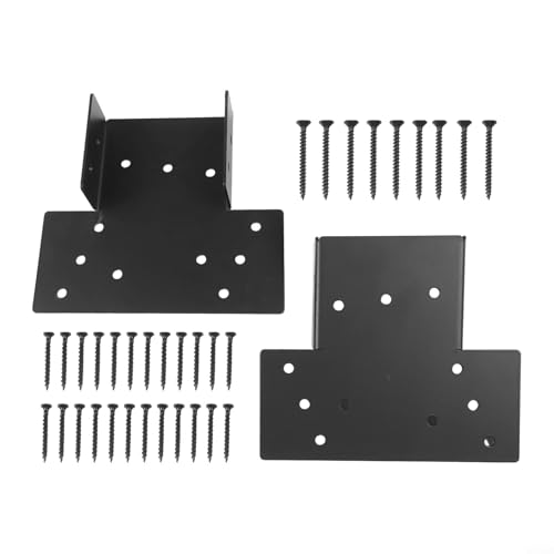 CWOQOCW Robuste, verstellbare T-Halterung für Pavillon-Ständer, Metall-Verlängerungs-Set für Garten, Balkon, Terrasse, Außenbereich, Schattenstruktur, 4 Stück (4 Stück) von CWOQOCW