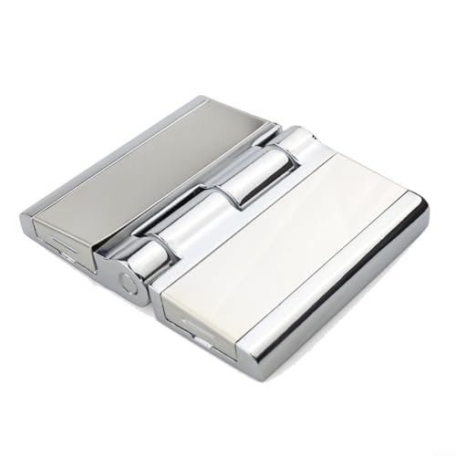 CWOQOCW Robuste Edelstahl-Zink-Legierung Schranktürscharniere 135 Grad Öffnungswinkel industrielle Hardware (A) von CWOQOCW
