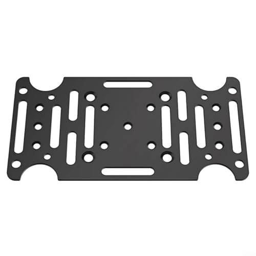 CWOQOCW Robuste Metall-Briefkasten-Montagehalterung, Post-Mount-Adapterplatte für 4 x 4 Holz oder Hohlpfosten Installation mit mehreren Lochmustern von CWOQOCW