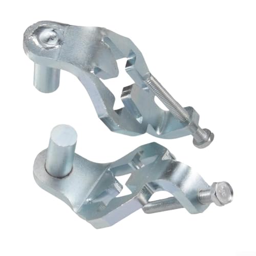 CWOQOCW Robustes T-Pfostentorscharnier-Set, doppelt kompatibel, Kettenglieder, Zaun-Hardware mit gewölbtem Design für Metall, Bauernhof-Gartentore, Silber CWOQOCW Robustes T-Pfostentorscharnier-Set, doppelt kompatibel, Kettenglieder, Zaun-Hardware mit gewölbtem Design für Metall, Bauernhof-Gartentore, Silber von CWOQOCW