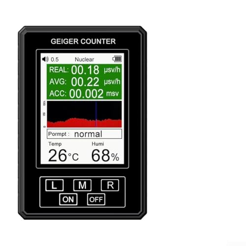 CWOQOCW Röntgenstrahlungsdetektor XR1 Tragbarer Zähler Beta-Gamma-Röntgen-Tester mit USB-Stromkabel von CWOQOCW