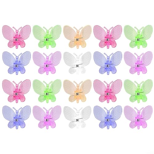 CWOQOCW Schmetterling Kunststoff Pflanze Fix Clips Orchidee Rebe Clips Garten Unterstützung Blumen Clip Verwenden Sie sie als Blumenclips, Gartenclips, Tomatenclips, Bohnen Clips, Tomaten Spalier von CWOQOCW