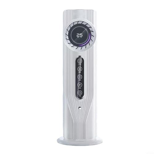 CWOQOCW Tragbarer Mini-Luftkühler, 3-in-1-Lüfter, Schreibtisch-Luftbefeuchter mit ultra-leisem Betrieb, energieeffiziente persönliche Raumkühlung für Zuhause, Büro, Schlafzimmer (weiß) von CWOQOCW