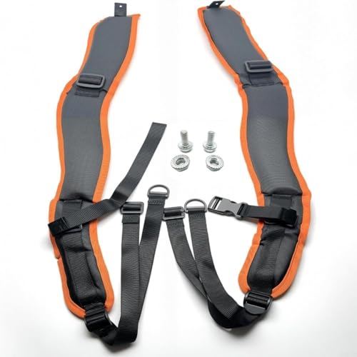 CWOQOCW Verstellbarer Schultergurt-Gurt-Set, Heckenscheren-Geschirr für BR800 BR800 x Rucksack-Laubbläser mit Montageschrauben von CWOQOCW