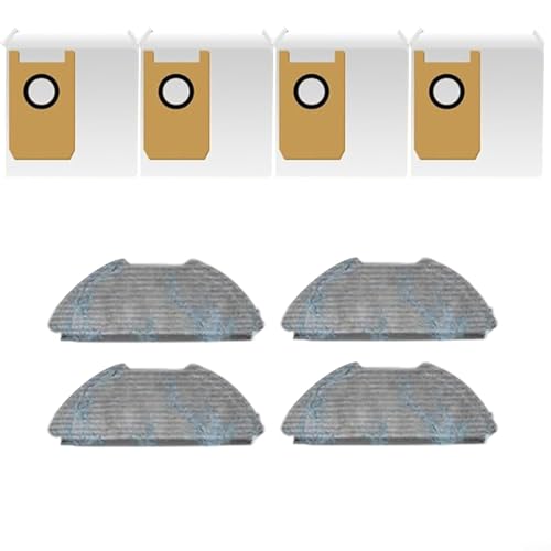 CWOQOCW Wischmopp-Pad-Zubehör-Set, Ersatz-Staubbeutel-Set für Airrobo GT21 Roboter-Staubsaugerbeutel (1 Set) von CWOQOCW