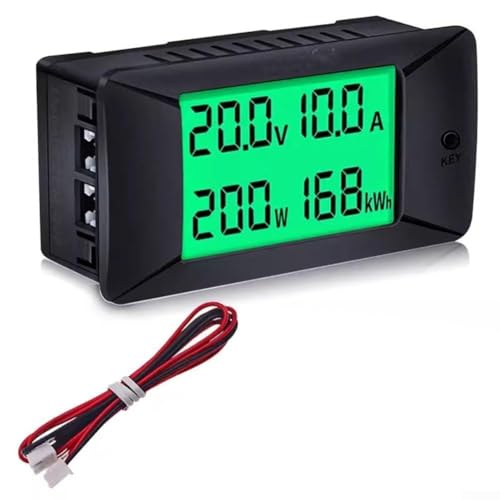 Digital LCD Voltmeter Amperemeter für umfassende Leistungsmessung mit Umkehranzeige, wahlweise 50A, 100A, 200A, 300A (B) von CWOQOCW