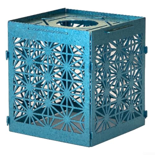 Effizienter Ti-Lampenschirm aus Legierung, eine tolle Ergänzung für Ihre Outdoor-Campingausrüstung für verbesserte Beleuchtung (blau) von CWOQOCW