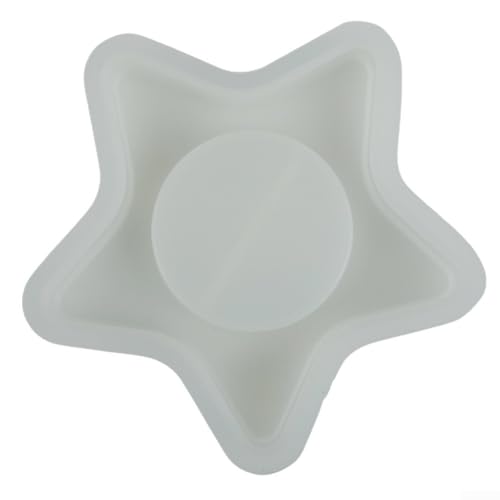 Einzigartige DIY-Kerzenhalter-Designs mit unserer Auswahl an Silikon-Bastelformen (Stern) von CWOQOCW