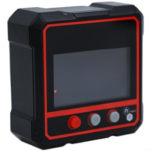 Elektronischer digitaler Neigungsmesser Winkelmesser, magnetische Basis-Level-Box mit LCD-Bildschirm für genaue 360°-Messung und zwei Messmodi Elektronischer digitaler Neigungsmesser Winkelmesser, magnetische Basis-Level-Box mit LCD-Bildschirm für genaue 360°-Messung und zwei Messmodi von CWOQOCW