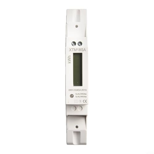 Energiezähler 1-Phasen-Digital-Wattmeter für 230V Anwendungen LCD-Display für einfaches Ablesen (45A) von CWOQOCW