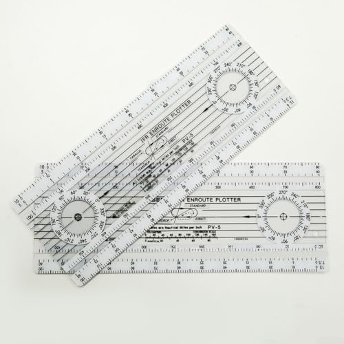 Ergonomisch geformtes Marine-Parallel-Lineal, unverzichtbares Werkzeug für Navigatoren und Vermessungsingenieure gleichermaßen (transparent) von CWOQOCW