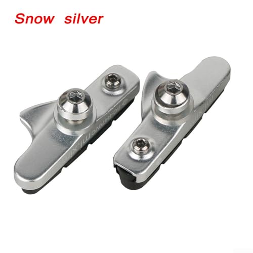 Exceptional Performance 55 mm C Bremsbeläge geeignet für alle Wetterbedingungen auf Fahrrädern (Snow Silver) von CWOQOCW