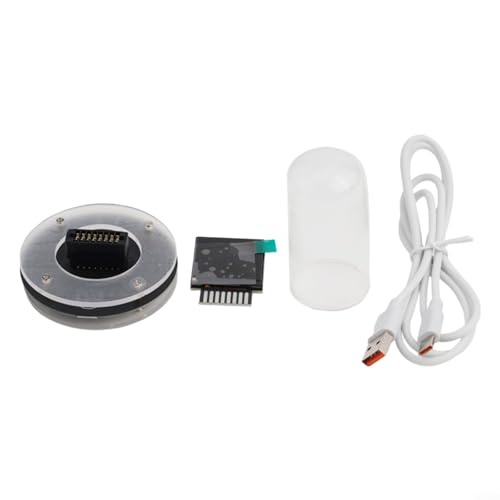 Für Smart WiFi Wetterstation Uhr mit Desktop-Dekoration, Animationsanzeige, elektronischem Album, automatische Wetter- und Zeitaktualisierung über WLAN, Touch-Alarm-Steuerung von CWOQOCW