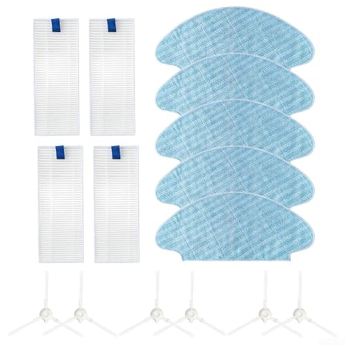 Für Tefal EFor Saugroboter Service Kit Austauschbare Seitenbürsten & Filter für optimale Leistung (B) von CWOQOCW