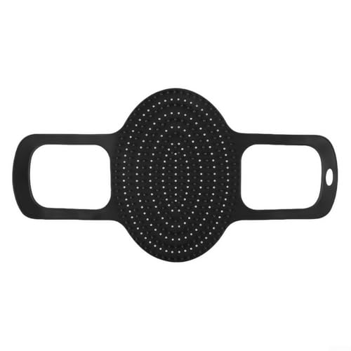 Hitzebeständige Silikonschlinge für sichere Handhabung von gebackenen und gerösteten Gerichten (schwarz) von CWOQOCW