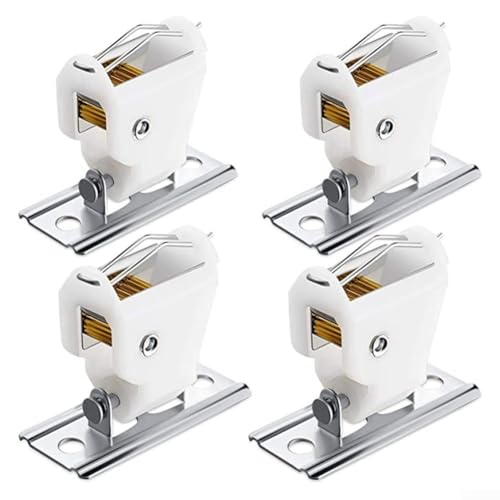 Komplettes Metall-Riemenscheibenschloss-Set, 4-teilig, für effiziente Vorhang-Management-Lösungen von CWOQOCW