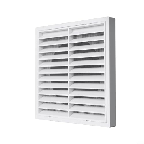 Lüftungsschlitzabdeckungen für Wände, doppellagiges Lüftungsgitter, mit Netz für zentrale AC-Luftstromsteuerung in Wand- oder Deckeninstallationen (125 mm) von CWOQOCW