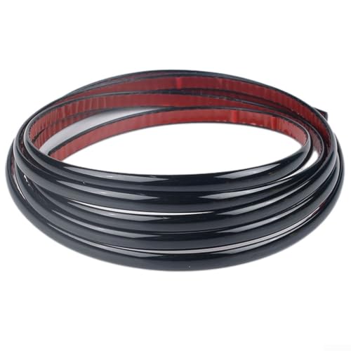 PVC-Wandkanten-Dekoration, funktionale und stilvolle Zierleiste mit verstellbaren Funktionen (schwarz) von CWOQOCW