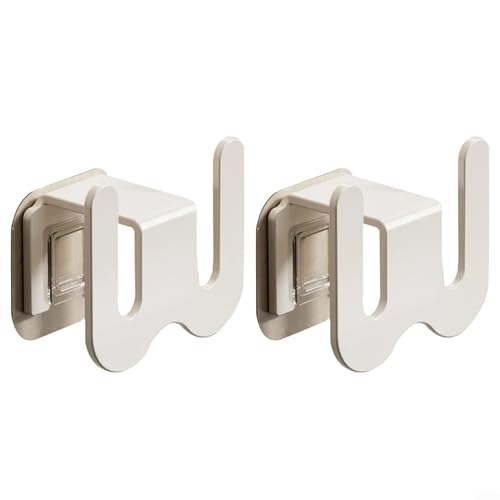 Platzsparender Organizer zur Wandmontage, um Ihre Hausschuhe in Ordnung zu halten (2 Stück weiß) von CWOQOCW