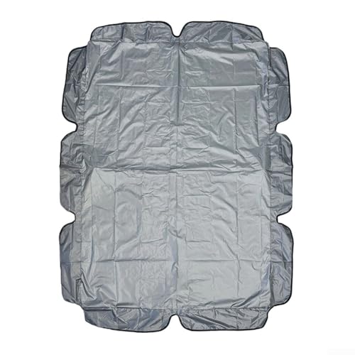 Robuste 420D Oxford-Gewebe-Schaukelabdeckung, wasserdicht und Staubschutz für Ihren Garten (249 x 185 x 18 cm, grau) von CWOQOCW