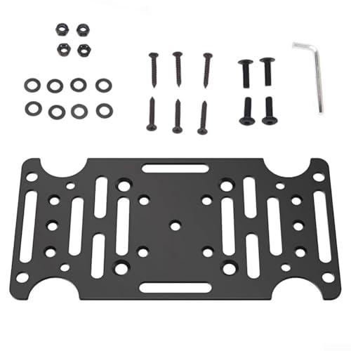 Robuste Halterung für Briefkästen, passend für 4 x 4 Holzpfosten oder hohle Pfosten mit dicker Stahlkonstruktion von CWOQOCW